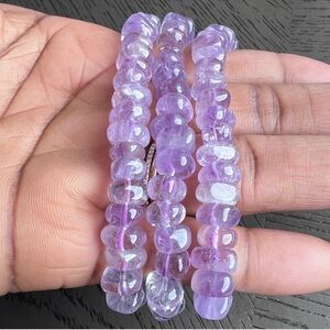 Amethyst free form bracelet (one)